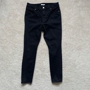 Good American Black Skinny Jeans
